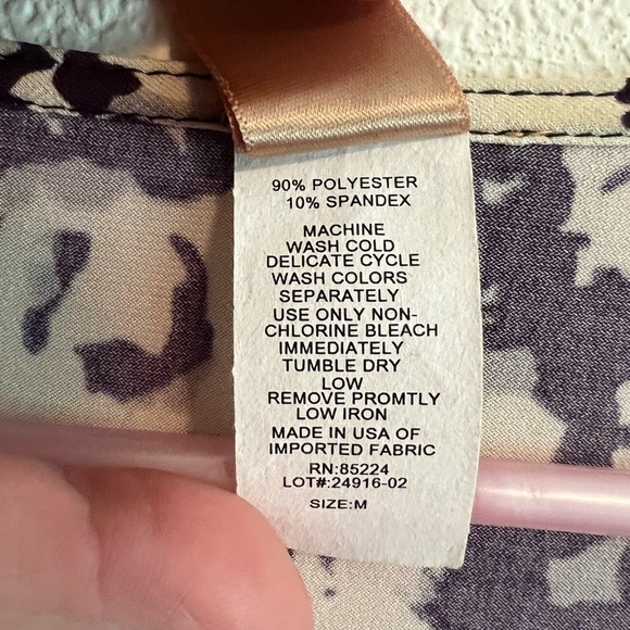 🥞 Long Elegant Legs Purple Tunic Size Medium - Picture 3 of 8